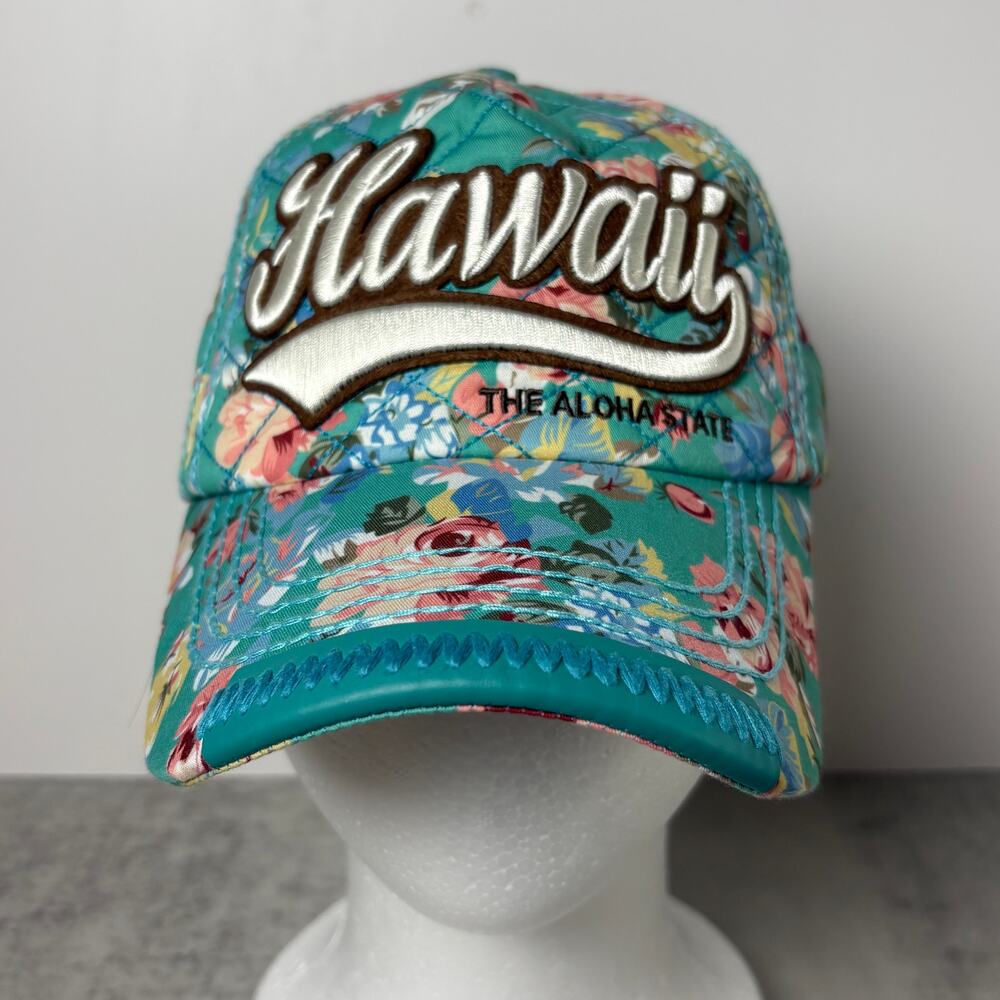 Robin Ruth Hawaii Snapback Baseball Cap Quilted Floral Design